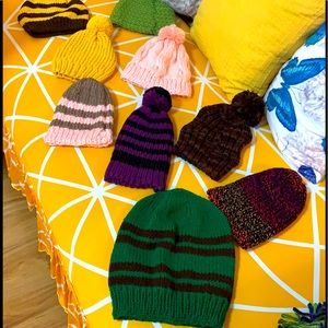 Gorros bufandas y colchas